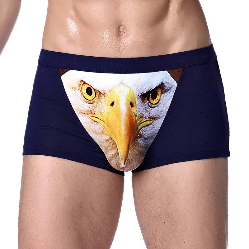 Men's 3D Sexy Fashionable Wolf Animal Boxer Briefs