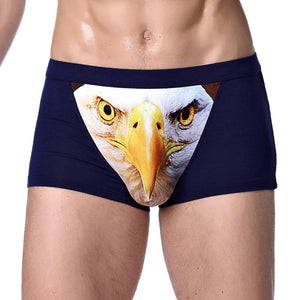 Men's 3D Sexy Fashionable Wolf Animal Boxer Briefs
