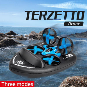 Flying Drone & Land Driving Boat