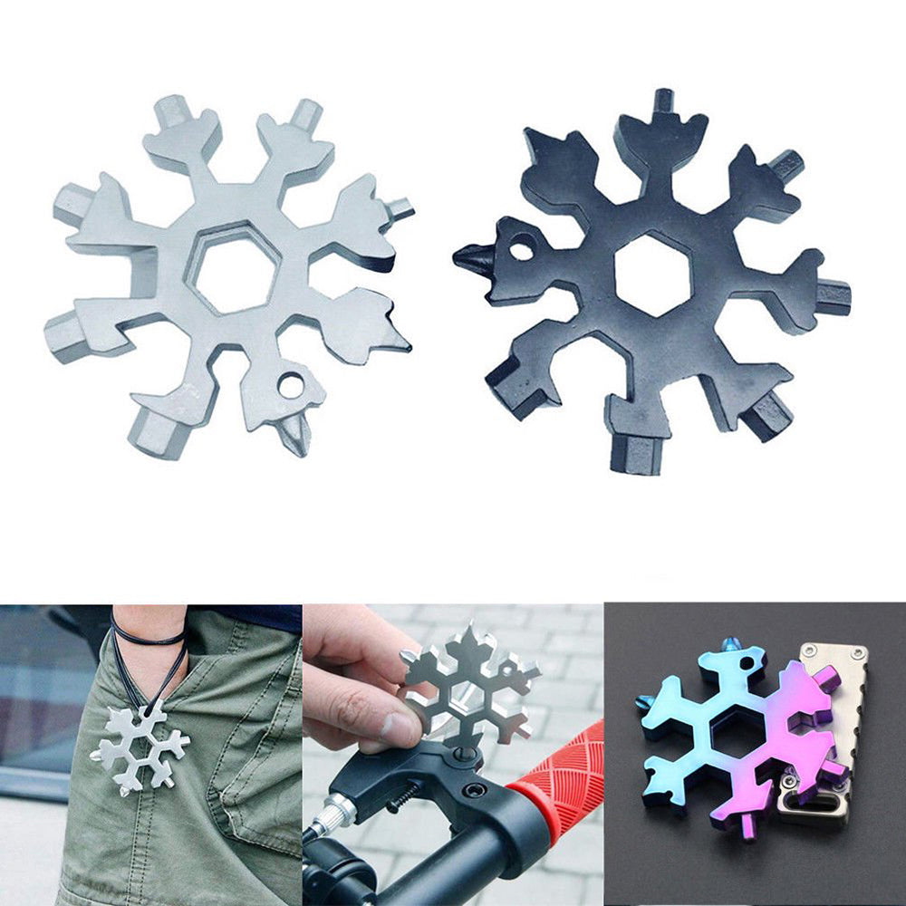18-in-1 stainless steel snowflakes multi-tool