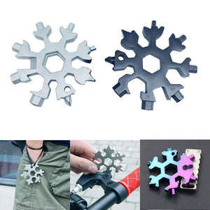 18-in-1 stainless steel snowflakes multi-tool