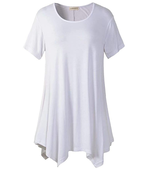 Loose fit comfortable panel T-shirt