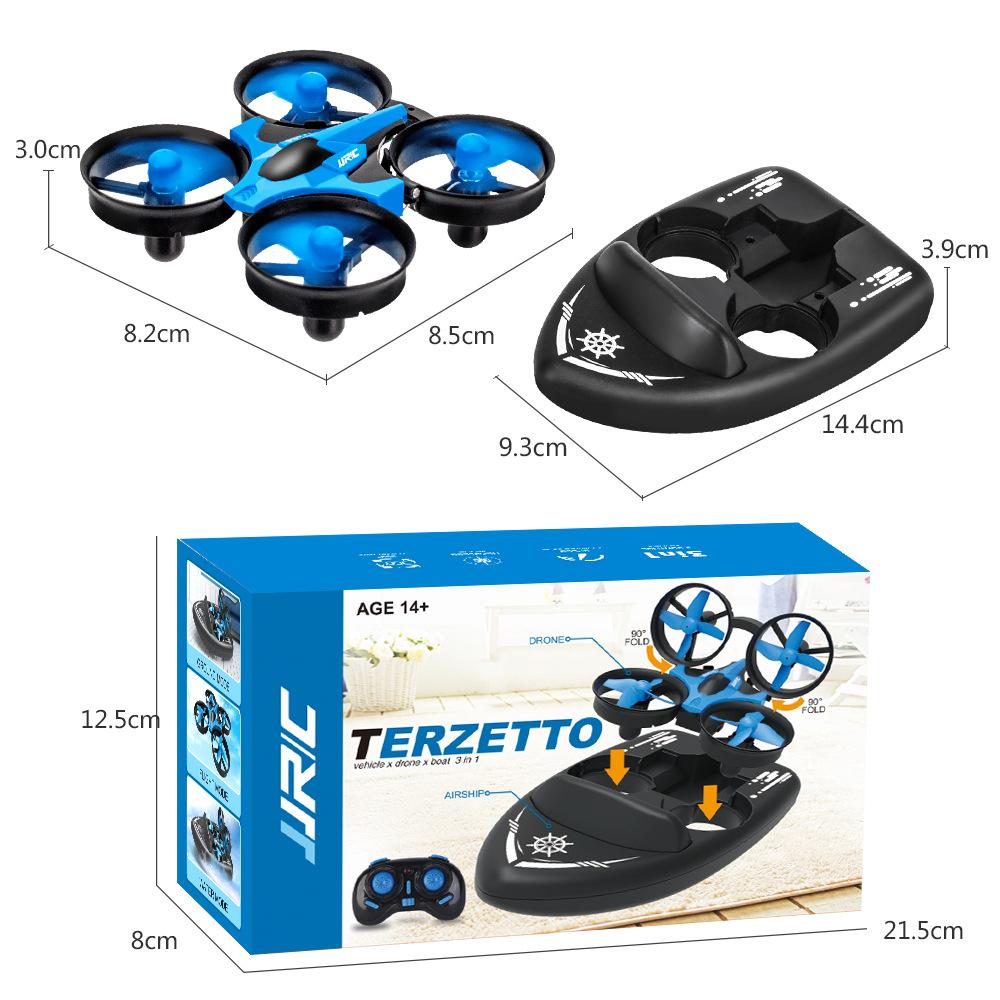 Flying Drone & Land Driving Boat