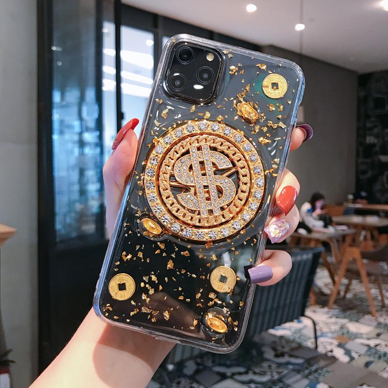 Bling Dollar Spin Phone Cases