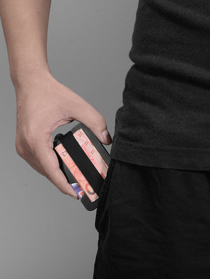 Multifunction Metal Key Holder and Minimalist Credit Card Money Clip Wallet for Men