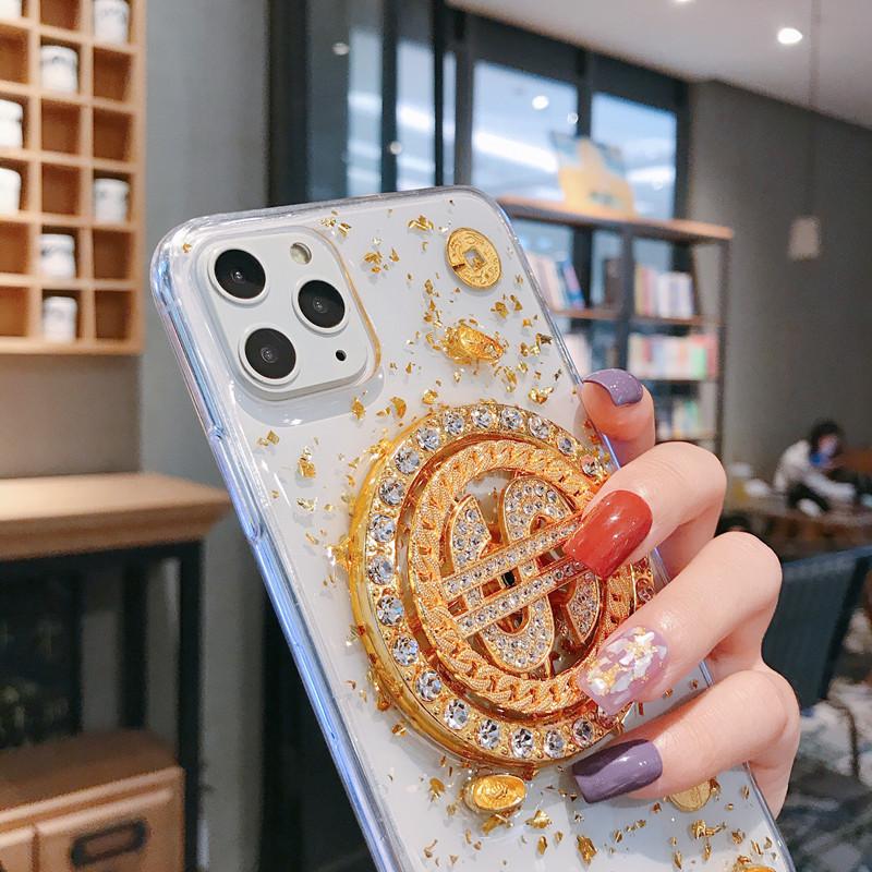 Bling Dollar Spin Phone Cases