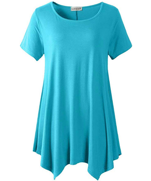Loose fit comfortable panel T-shirt