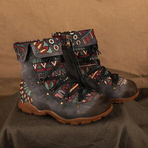 Comfty Leather Arch Support Boots