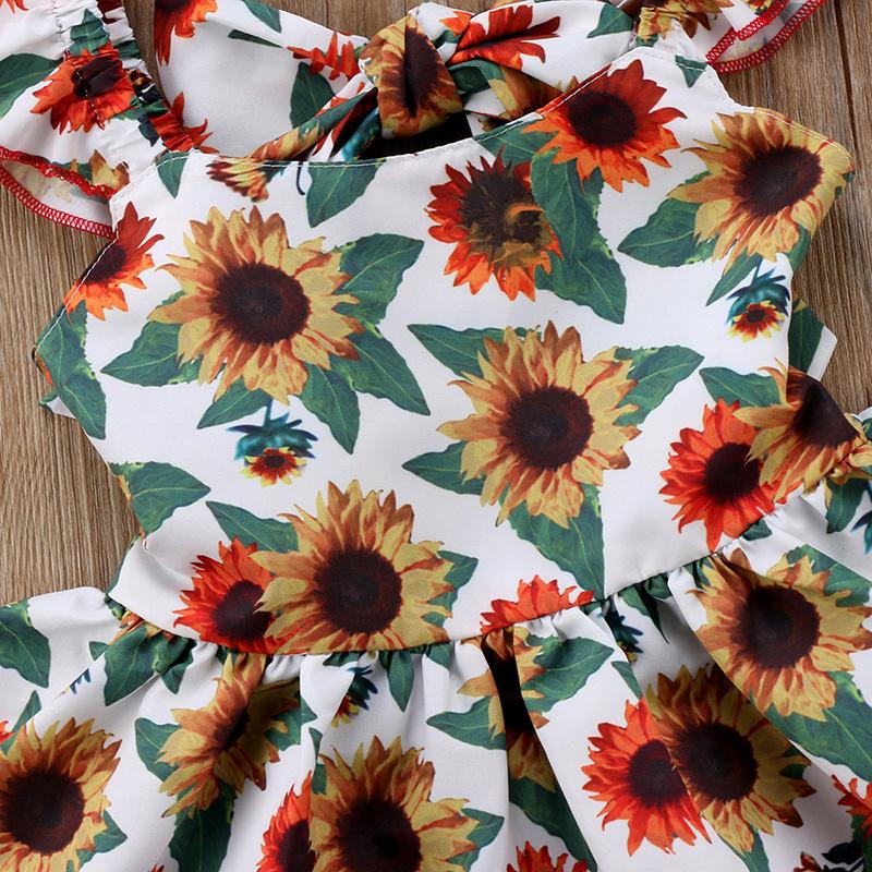Baby Sunflower Dress + Bottom