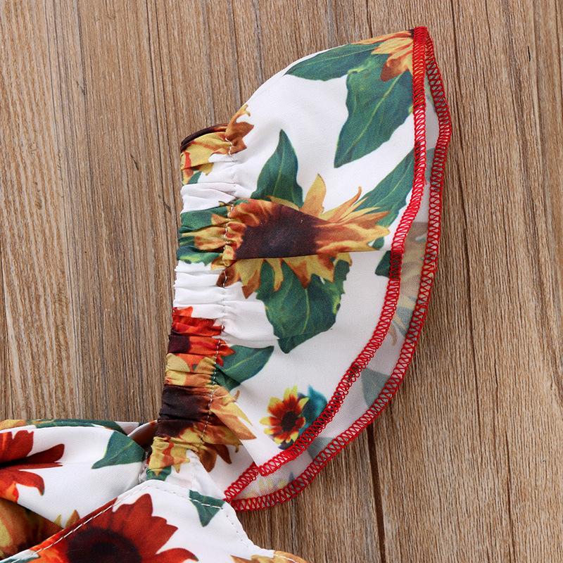 Baby Sunflower Dress + Bottom