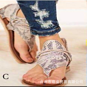 Fashion cool new leopard print flip flops