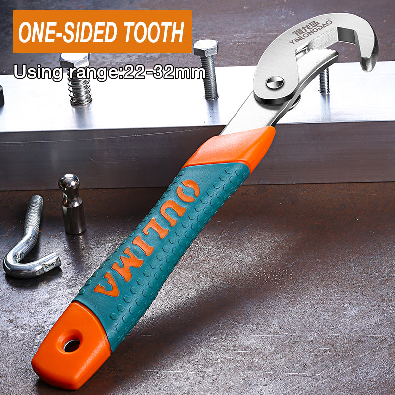 Universal Key Pipe Wrench Open End Spanner