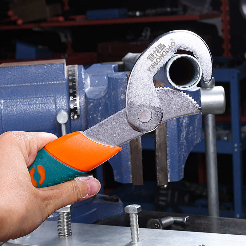Universal Key Pipe Wrench Open End Spanner