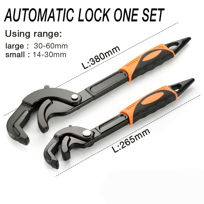 Universal Key Pipe Wrench Open End Spanner