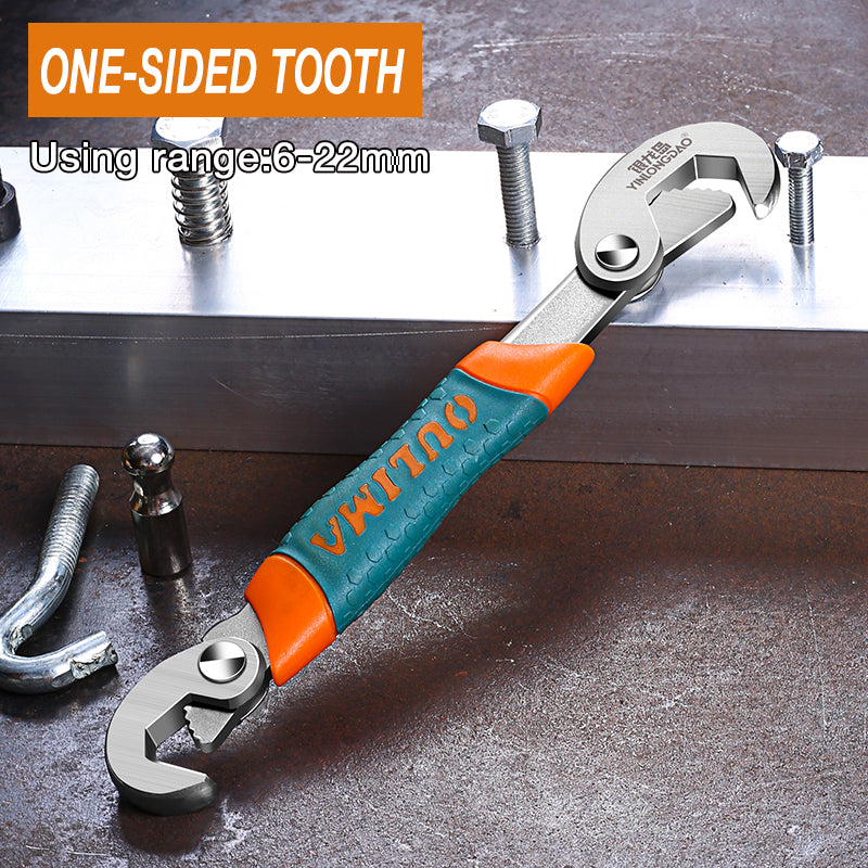 Universal Key Pipe Wrench Open End Spanner