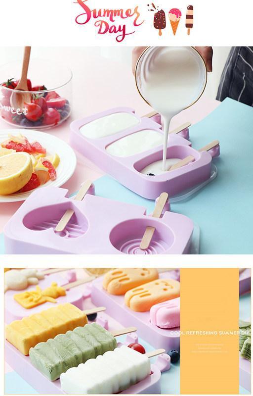 DIY Cartoon Popsicle Molds
