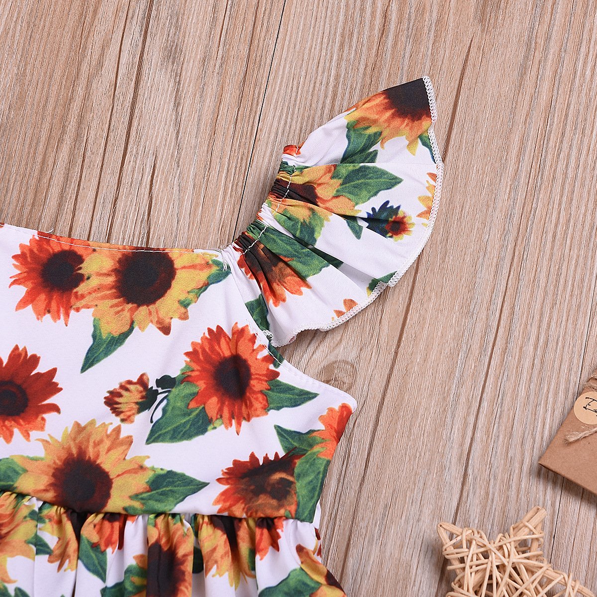 Baby Sunflower Dress + Bottom