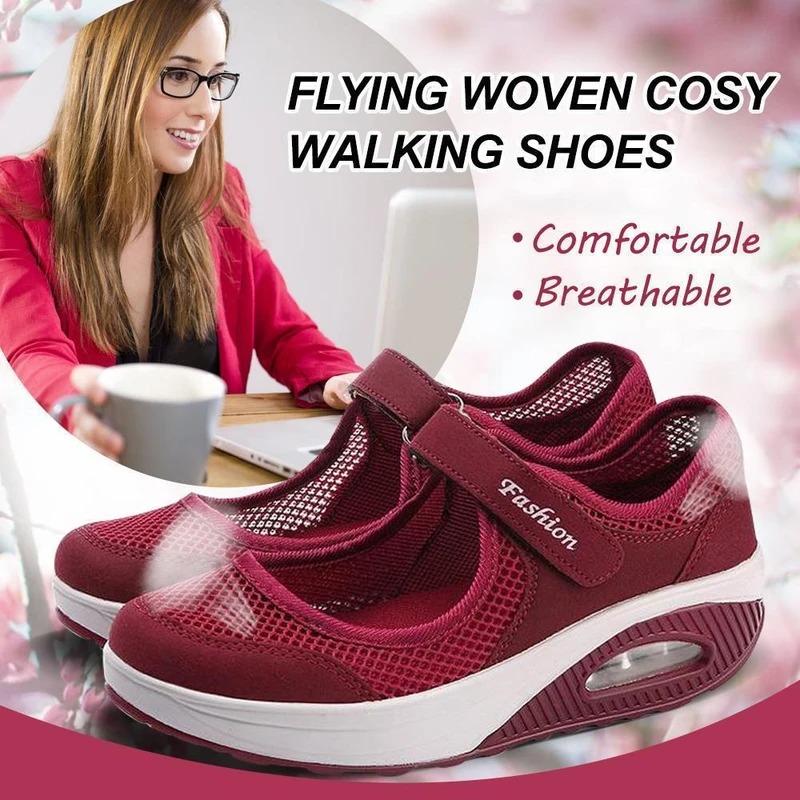 🔥Last Day Promotion 40% OFF🔥Flying Woven Cosy Walking Shoes
