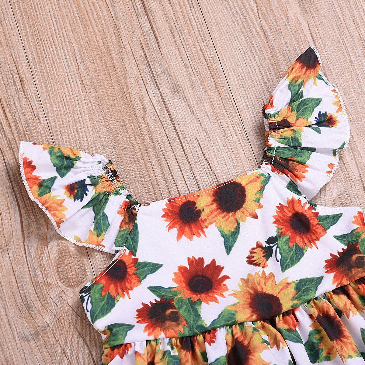 Baby Sunflower Dress + Bottom