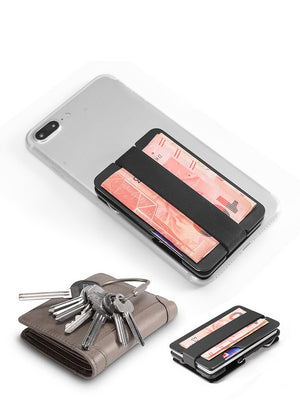 Multifunction Metal Key Holder and Minimalist Credit Card Money Clip Wallet for Men
