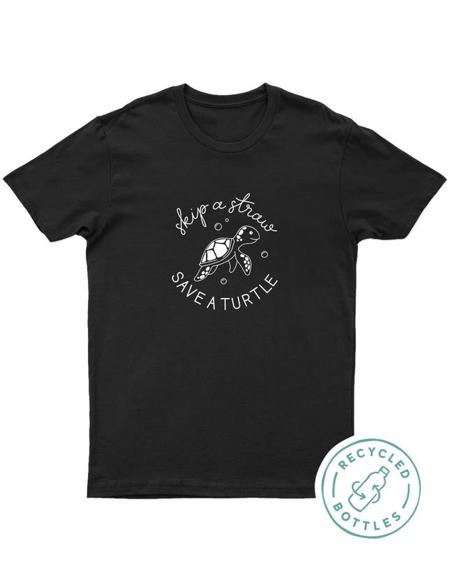 Skip a Straw Save a Turtle Eco Tee