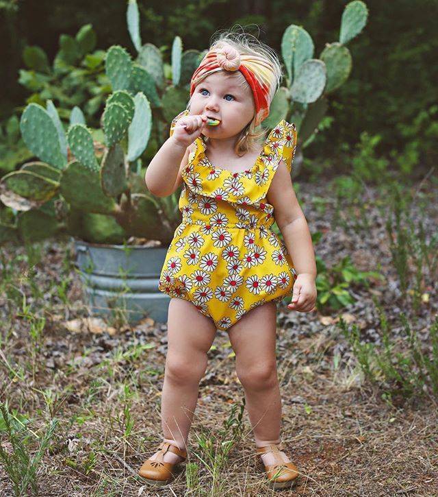Sunflower Baby Bodysuit