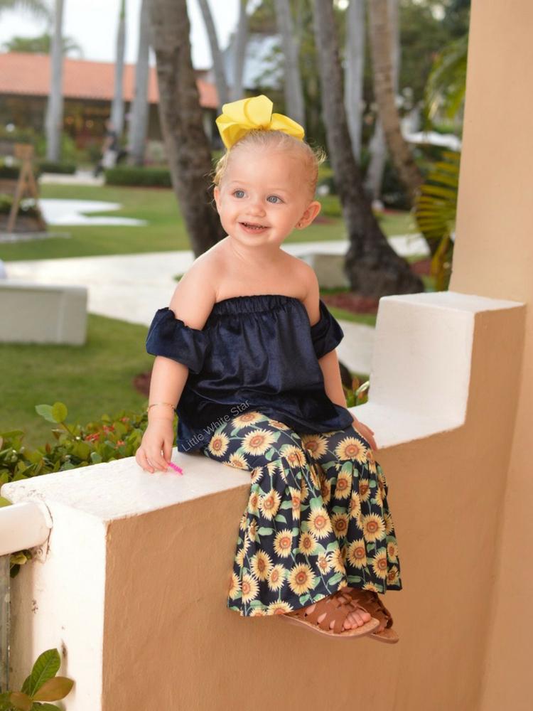 Stella Off Shoulder Top & Sunflower Bell Pants