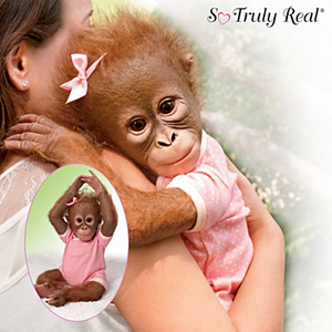 "Annabelle's Hugs" Lifelike Baby Monkey Doll