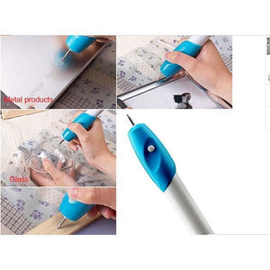 New DIY Cordless Mini Electric Engraving Pen Carve Tool for Jewelry Plastic Metal Wood Glass Automatic Engraving Pen Graver Tool