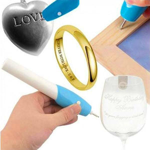 New DIY Cordless Mini Electric Engraving Pen Carve Tool for Jewelry Plastic Metal Wood Glass Automatic Engraving Pen Graver Tool