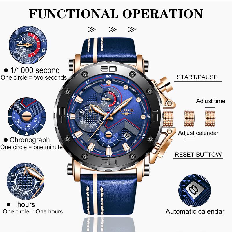 🔥Last Day Promotion 40% OFF🔥Men Quartz Waterproof Sport WristWatch