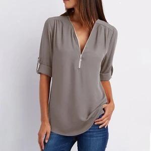 Casual V Neck T-shirt