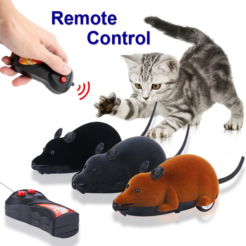 Remote Control Electric Mouse Cat Toy