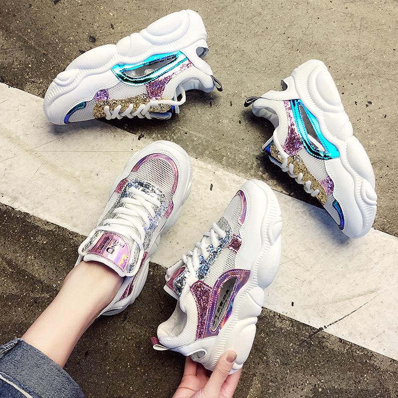 Durable Chic Chunky Thick Sole Plateform Sneakers