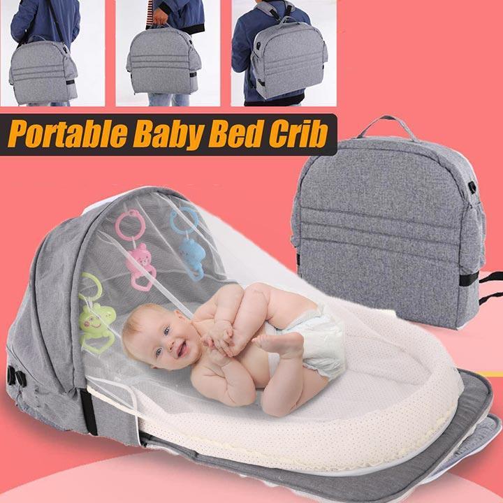 2 in 1 Portable Baby Crib Bag