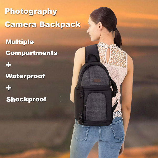 Water Repellent Shockproof Photography Camera Backpack