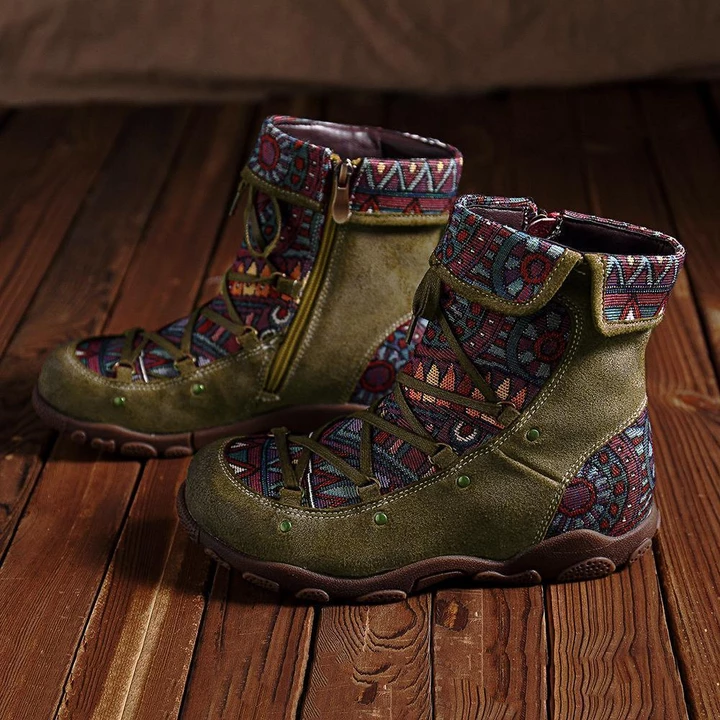 Comfty Leather Arch Support Boots