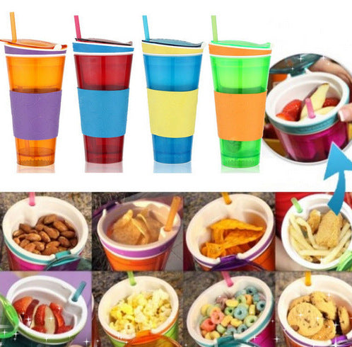 2 in 1 Snack & Drink Cup