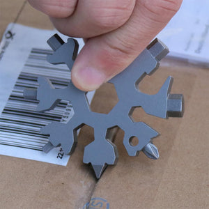 18-in-1 stainless steel snowflakes multi-tool