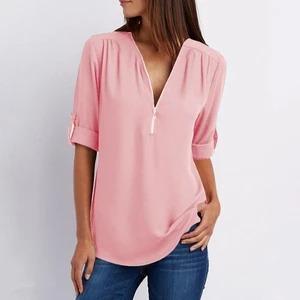 Casual V Neck T-shirt