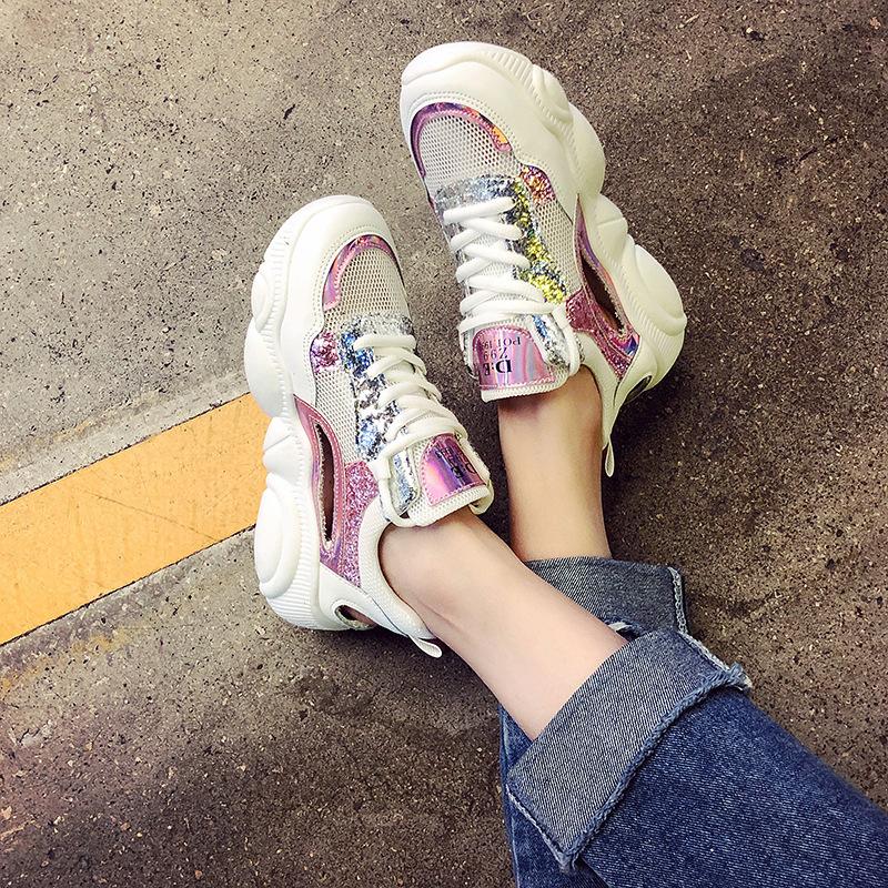 Durable Chic Chunky Thick Sole Plateform Sneakers