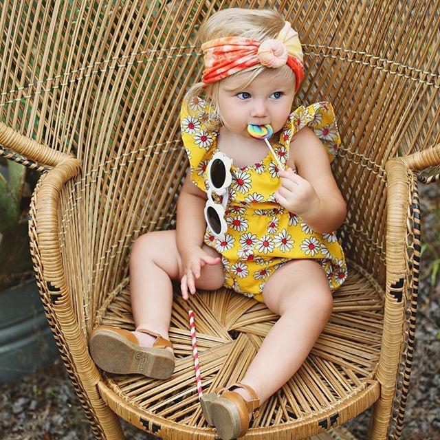 Sunflower Baby Bodysuit
