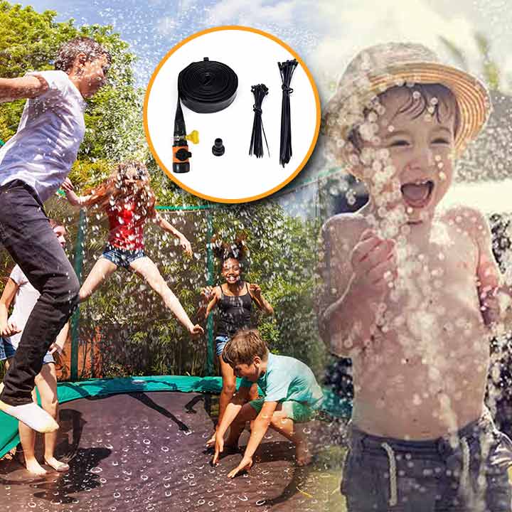 Trampoline sprinklers Waterpark