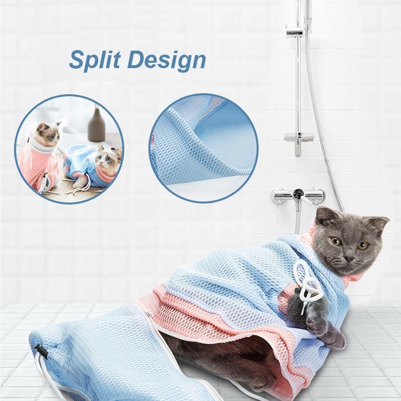 Cat bath bag