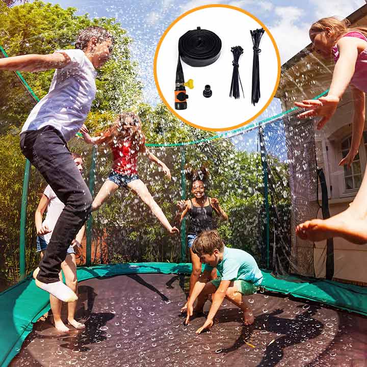 Trampoline sprinklers Waterpark