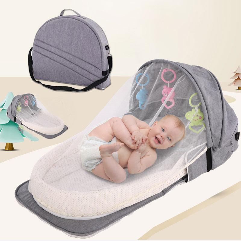 2 in 1 Portable Baby Crib Bag