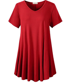 Loose fit comfortable panel T-shirt