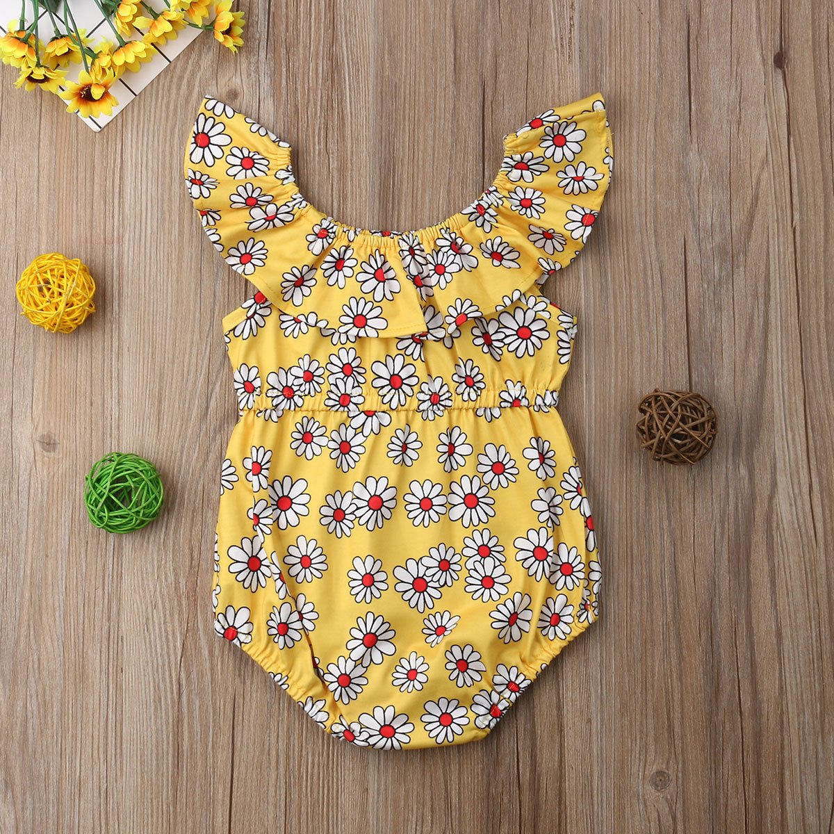 Sunflower Baby Bodysuit