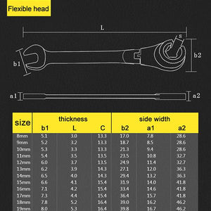 Tubing Ratchet Wrench (Purchase a set 30% OFF+Free Shipping)