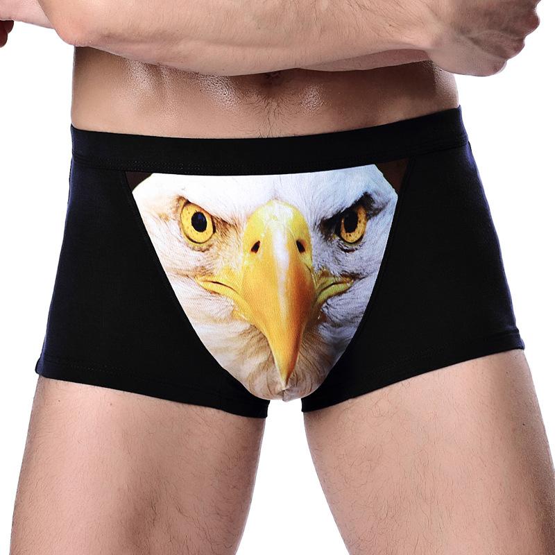 Men's 3D Sexy Fashionable Wolf Animal Boxer Briefs